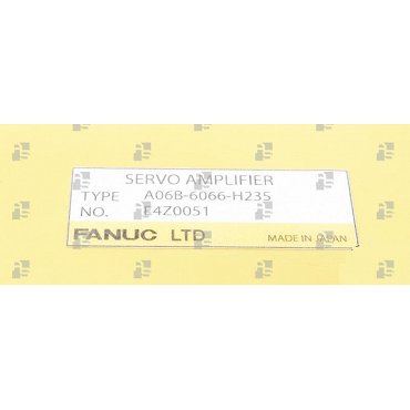 A06B-6066-H235 ALPHA AC SERVO AMPLIFIER C SERIES 2-12/600 - le_tipo Supply ❒ Hoo-oo.com