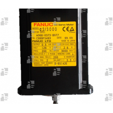 A06B-0373-B077 SV MOTOR a2/3000 TAPER SHAFT, I64 - le_tipo Supply ❒ Hoo-oo.com