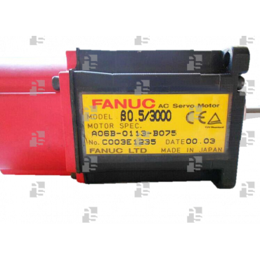 A06B-0113-B075 SV MOTOR b0.5/3000 STRAIGHT SHAFT, A32 - le_tipo Supply ❒ Hoo-oo.com