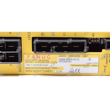 A06B-6093-H113 SERVO AMPLIFIER SVU 1-40 BETA, FSSB INTERFACE - le_tipo Supply ❒ Hoo-oo.com