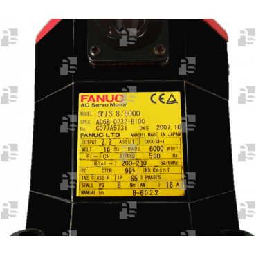A06B-0232-B100 SV MOTOR aiS 8/6000 - le_tipo Supply ❒ Hoo-oo.com