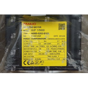 A06B-0202-B101 SV MOTOR aiF 1/5000 - le_tipo Supply ❒ Hoo-oo.com