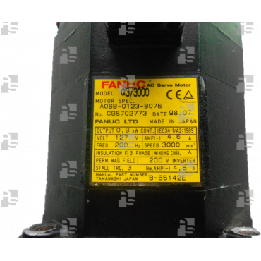 A06B-0123-B076 SV MOTOR a3/3000 - le_tipo Supply ❒ Hoo-oo.com