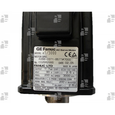 A06B-0371-B577 SV MOTOR a1/3000 STRAIGHT SHAFT, I64 - le_tipo Supply ❒ Hoo-oo.com