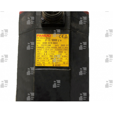 A06B-0078-B003 SV MOTOR biS 12/3000 TAPER SHAFT - le_tipo Supply ❒ Hoo-oo.com