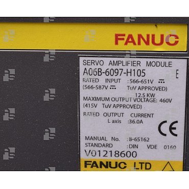 A06B-6097-H105 SERVO AMPLIFIER ALPHA SVM 1-80 HV FSSB - le_tipo Supply ❒ Hoo-oo.com