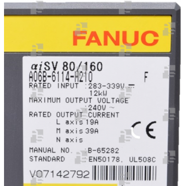 A06B-6114-H210 AMP. ALPHA iSV 2-80/160 FSSB - le_tipo Supply ❒ Hoo-oo.com