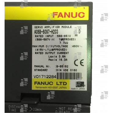 A06B-6097-H203 SERVO AMPLIFIER MODULE ALPHA SVM 2-20/60 HV - le_tipo Supply ❒ Hoo-oo.com