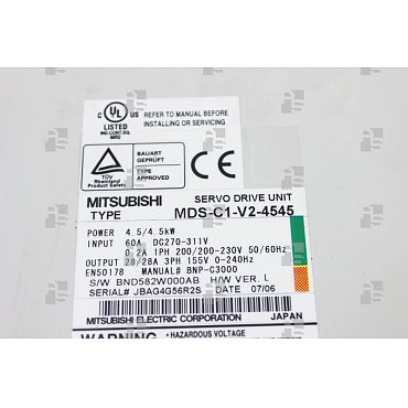 MDS-C1-V2-4545 CNC SERVO DRIVE UNIT 2 AXIS 4.5kW 4.5kW-1-1 - le_tipo SupplyStandard ExchangeSupply ❒ Hoo-oo.com