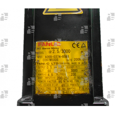 A06B-0374-B588 SV MOTOR a2.5/3000 STRAIGHT, A1000 - le_tipo Supply ❒ Hoo-oo.com