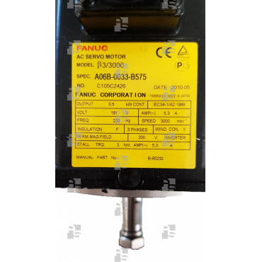 A06B-0033-B575 SV MOTOR b3/3000 TAPER SHAFT, A32 - le_tipo Supply ❒ Hoo-oo.com