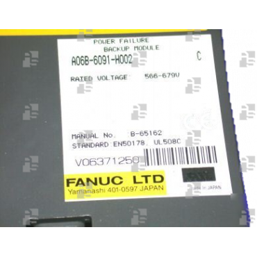 A06B-6091-H002 ALPHA POWER FAILURE BACK-UP MODULE, 400 V AC - le_tipo Supply ❒ Hoo-oo.com