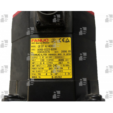 A06B-0223-B200 SV MOTOR aiF 4/5000 KEY - le_tipo Supply ❒ Hoo-oo.com