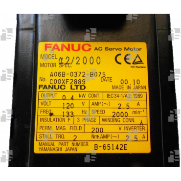 A06B-0372-B075 SV MOTOR a2/2000 TAPER, A64 - le_tipo Supply ❒ Hoo-oo.com