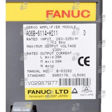 A06B-6114-H211 AMP. ALPHA iSV 2-160/160 FSSB, 30i - le_tipo Supply ❒ Hoo-oo.com