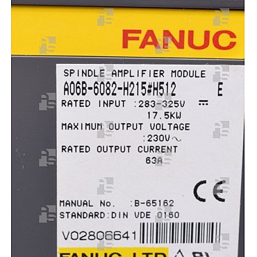 A06B-6082-H215#H512 ALPHA SPINDLE AMPLIFIER SPMC-15 TYPE I - le_tipo Supply ❒ Hoo-oo.com