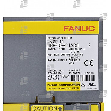 A06B-6142-H011#H580 SPINDLE AMPLIFIER ALPHA iSP11 TYPE B2 - le_tipo Supply ❒ Hoo-oo.com