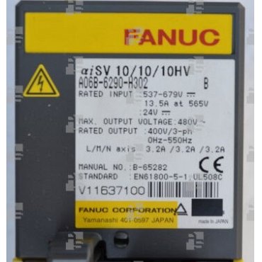 A06B-6290-H302 SV AMP. ALPHA iSV 10/10/10HV-B NEW - le_tipo Supply ❒ Hoo-oo.com