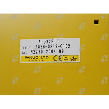 A03B-0819-C102 DIGITAL INPUT MODULE AID32B1 32PT, 24VDC, 2MS - le_tipo Supply ❒ Hoo-oo.com
