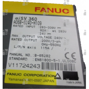 A06B-6240-H109 SV AMP. ALPHA iSV 360-B - le_tipo Supply ❒ Hoo-oo.com