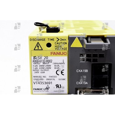 A06B-6132-H002 SERVO AMPLIFIER BETA iSV 20, I/O LINK INTERFACE - le_tipo Supply ❒ Hoo-oo.com