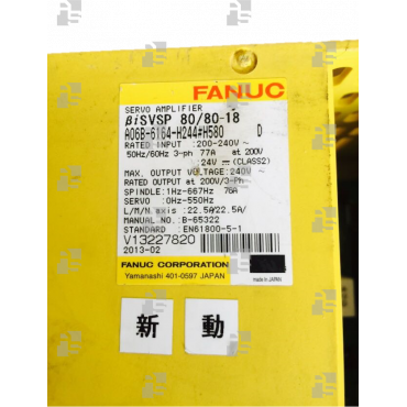 A06B-6164-H244#H580 AMP. BETA iSVSP 80/80-18 - le_tipo Supply ❒ Hoo-oo.com