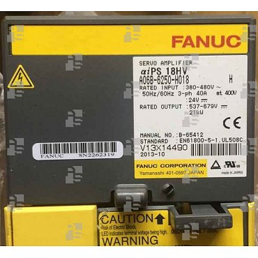 A06B-6250-H018 POWER SUPPLY ALPHA iPS 18HV-B NEW - le_tipo Supply ❒ Hoo-oo.com