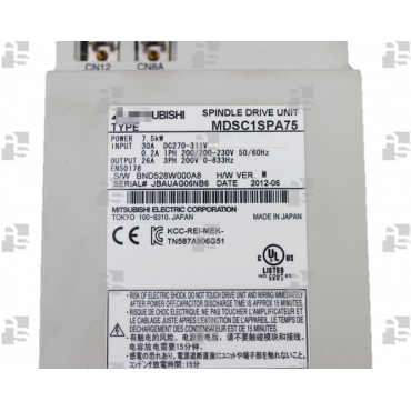 MDS-C1-SPA-75 SPINDLE DRIVE UNIT-1-1 - le_tipo SupplyStandard ExchangeSupply ❒ Hoo-oo.com
